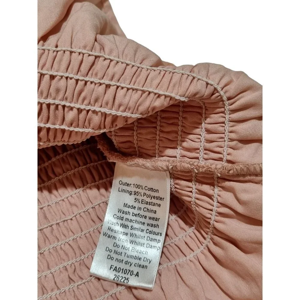 THE FATED Meiere Mini Dress Dusty Pink - Size 14 BNWT - Picture 9 of 9